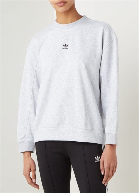 adidas sweater met logo bij keel|Truien voor Heren .